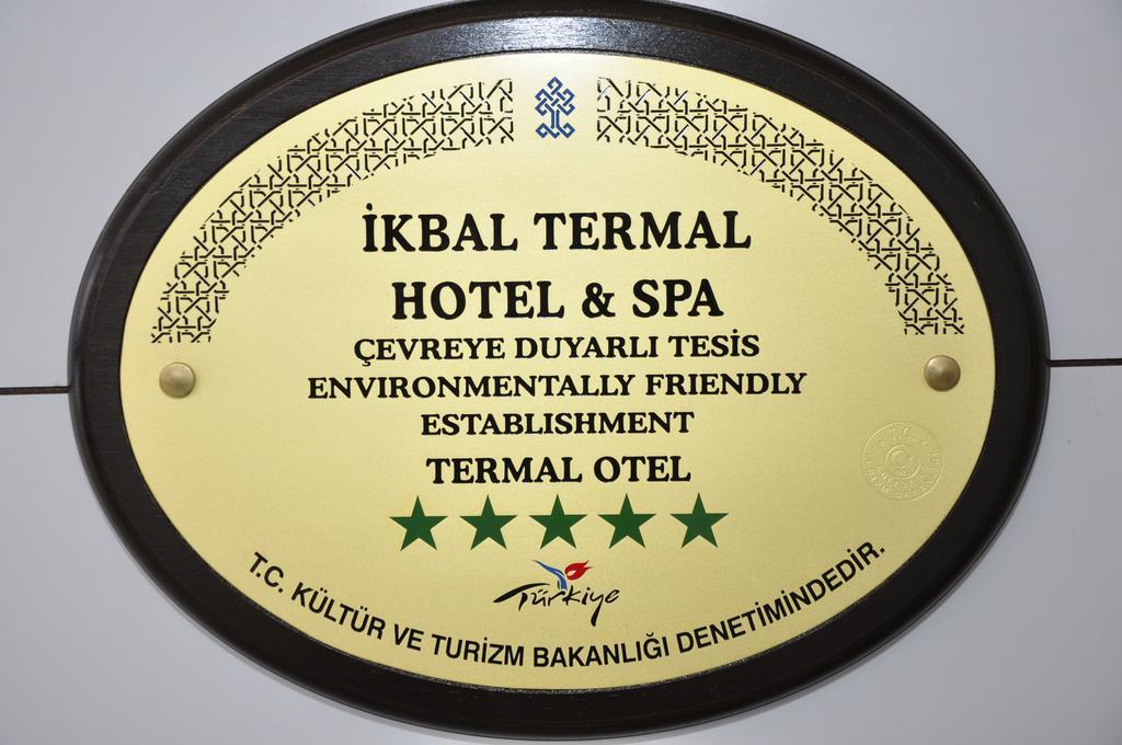 Ikbal Thermal Hotel & Spa Afyon Афион Екстериор снимка